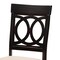 Baxton Studio Lucie Sand Upholstered Espresso Finished 5-Piece Wood Dining Set 157-9731-8026 - alternate 6